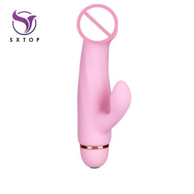 China 20 Hot Selling Vibration Modes Rabbit G-spot Vibrator Clitoris Stimulator Battery Vibrator Electricity Operated Sex Toys For Women for sale