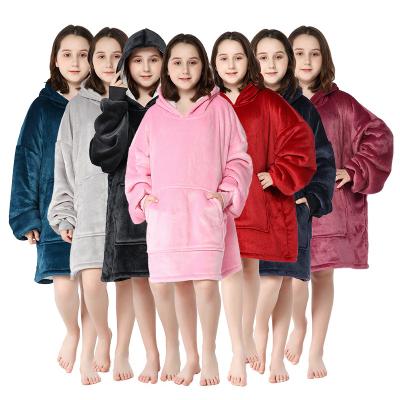 China Big Girl Boys Sleepwear Children Clothing Thermal Winter Long Sleeves Cotton Pajamas Kids Pajamas Winter Flannel Family Matching Homewear for sale