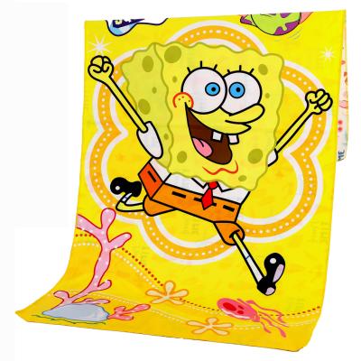 China Summer Vacation Microfiber Kids Safe Beach Towel With Hood Hooded Robe Poncho Towel For Beach Surf Boys Girls Bathrobe Swimming Shawl for sale