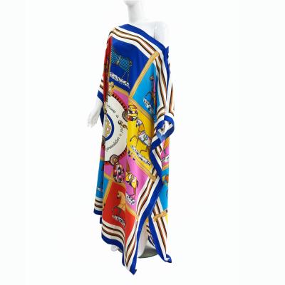 China Outdoor Women Beach Dress Shawl Outdoor Scarf Shawl With Printed Design for sale