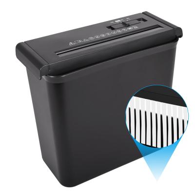 China ABS+steel CS522S Portable Mini Paper Shredder for Office and A4 Size 5 Sheets Paper Shredder Home Electric Automatic Machine for sale