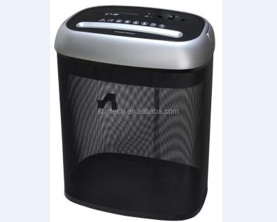 China Paper shredder cross cut desktop use 12 sheets cross cut electricity 2.2m/min Ce/rohs 4x35mm CD210M cn; GUA Normal Black 28L Normal for sale