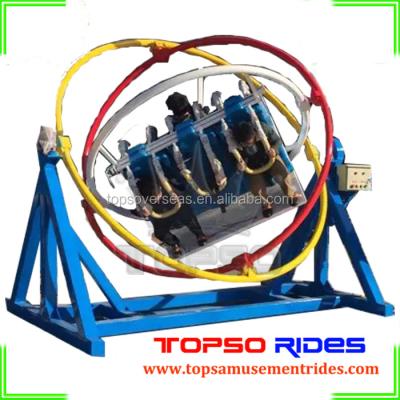 China Steel and FRP Space Ball 3d Ring Rides Human Gyroscope For Sale for sale