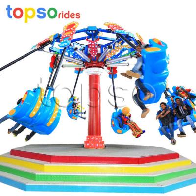 China Outdoor Fiberglass Thrill Playground Rides Spiral Jet Rides 16 Seats Air Push Rides For Sale for sale