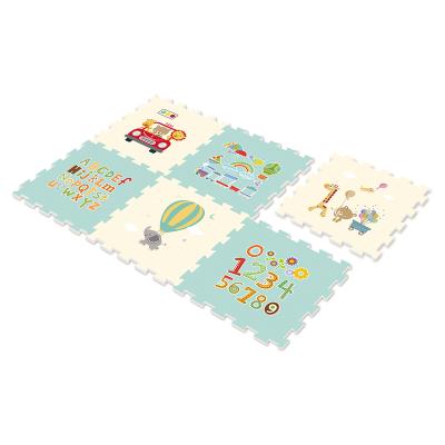 China Soft Toy Eco Friendly EVA Double Sided Portable Baby Interlocking Play Mat Puzzle Waterproof Foam Material 180*120cm for sale