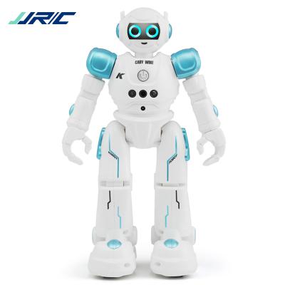 China Battery Operated Toy Remote Control Hand Gesture Dancing Robot Toy JJRC R11 Cady Smart RC Walking Robot with Light Music for sale