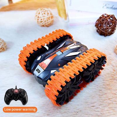 China Off Road Amphibious Remote Control Car Stunt Drift RC Hobby 360 Kids 4x4 RC Rotating Waterproof Charger In Toy for sale