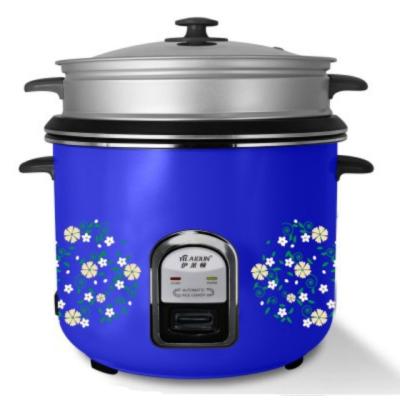 China Best Selling Hotel Bangladesh Flower Copy Housing Full Body Double Pots 1.8l 2.8l Upright Rice Cooker for sale