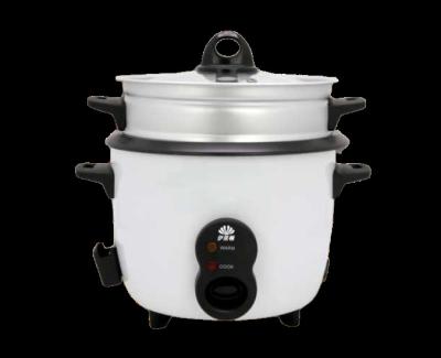 China Hotel India Bangladesh 2.8L 1000W Drum Rice Cooker With Double Pot Cooking Dish for sale