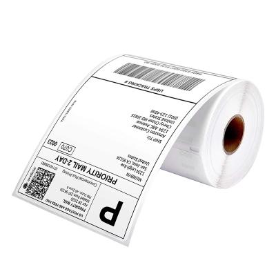 China Size Blank 58x40 60x80 57x30 50x25 Custom Portable Thermal Shipping Label Barcode Label Roll Custom for sale