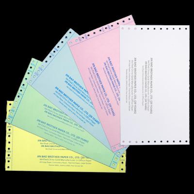 China Office Business Paper Premium Manufacturer Continuous Carbonless Computer Form NCR Printing Paper Invoice Paper for sale