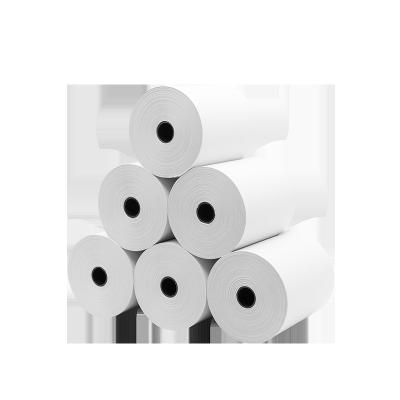 China 100% Wood Pulps High Quality 100% Virgin 2023 Wood Pulp Thermal Paper Roll For Printing 80x80mm And 3-1/8 Inch POS Paper Roll for sale