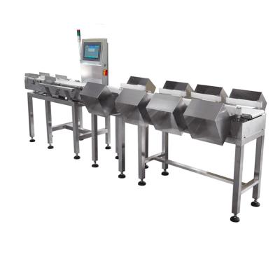 China Automatic Food Weight Sorter Sorter for Chicken Legs Wings and Oysters for sale