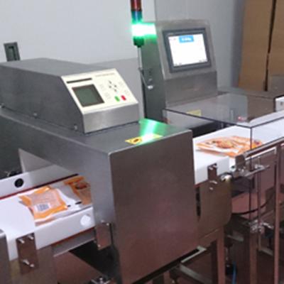 China Beverage Combo Checkweigher With Metal Detector Checkweigher For Brass Detection for sale