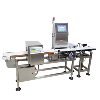 China Food Dynamic Checkweigher Weigher Combination Metal Detector for Packing Line Food Processing Industry for sale