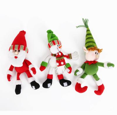 China Christmast Ornament New Christmas Decorations Supplies Santa Wine Bottle Bag Christmas Ornament Snowman Wine Bottle Cover Elf for sale