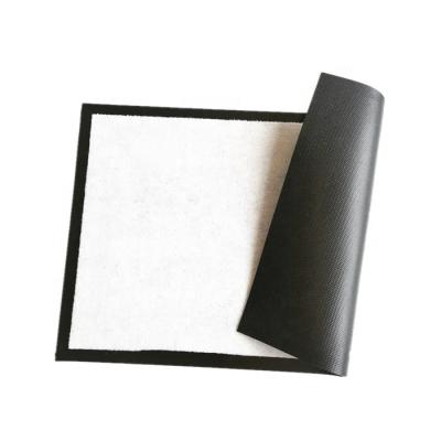 China Wholesale Washable Outdoor Indoor Printable Blank PVC Floor Single Rubber Door Mat Polyester Sublimation Dye Door Mat for sale