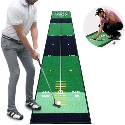 China Golf Taining 18 Years Factory Indoor and Outdoor Custom Home Putting Green Practice Golf Training Mat for sale