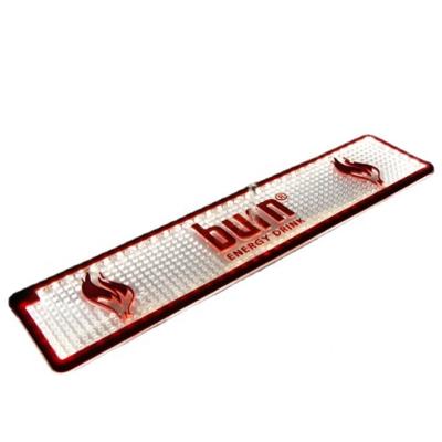 China Viable Cheap Branded Silicone Rubber Led Bar Mat PVC Bar Drip Mat Bar Spill Mat for sale