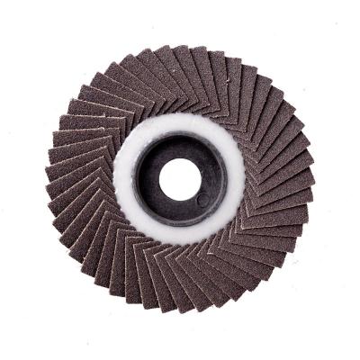 China Aluminum Oxide Korea Flower Flexible Abrasive Grinding Fin Polishing Disc for Stainless Steel, Metal, Wood Surface Polishing for sale