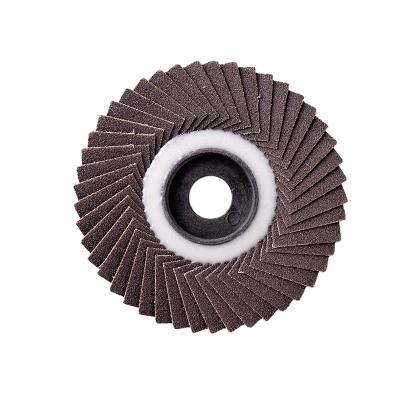 China Grinding Polishing Grinder Abrasive Flap Disc Calcined Flexible Aluminum Oxide Flower Flap Disc 100mm 4 Inch for sale