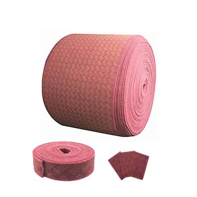 China Durable 120M Hand Pad Scouring Pad / Abrasive Tool Non Woven Abrasive Roll For Polish for sale