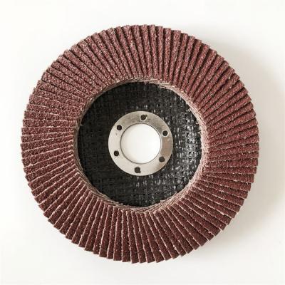 China Durable Running RTS Fin Disc Lot Abrasive Flexible Wheel 125MM #80 5 Inch T29 Grinding Fin And Polish Aluminum Oxide Fin Disc for sale