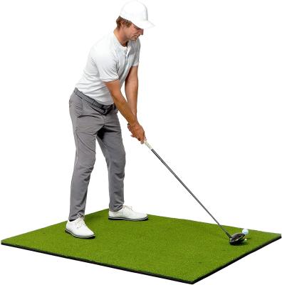 China Outdoor Sports Play Golf Hitting Mat Swing Trainer Golf Practice Mat for sale