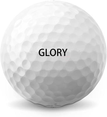 China Rubber+Surlyn Customized Logo Driving Range Golf Ball Golf Practice Ball for sale