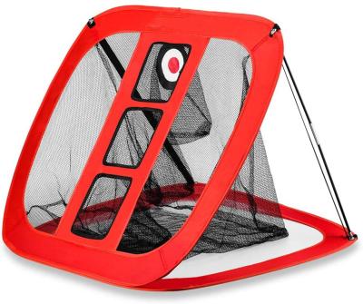 China Backyard Practice Chipping Golf Net For Beginner Pop Up Adjustable Golf Practice Net Warm Up Golf Training Aid GR-GN-002 for sale