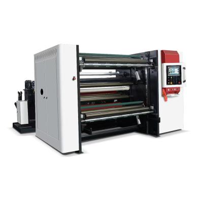 China Factory Fully Automatic High Speed ​​PVC Plastic Film Roll Paper Strip Slitting And Rewinding Machine for sale