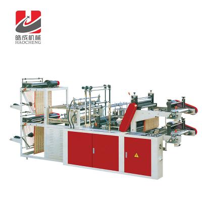 China Hotels Heat Sealing and Cold-Cut Rolling Vest Bag-Making Machine, Garbage Bag Making Machine with plastic core or coreless for sale