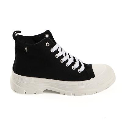 China Fashion trend ceptree funky simple white top style canvas walking casual shoes for sale