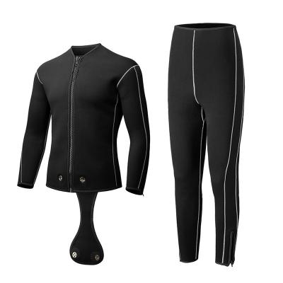 China Two Piece Short Latex Scuba Sleeve Neoprene Deep Sea Dive Suit Antibacterial Sex Material for sale