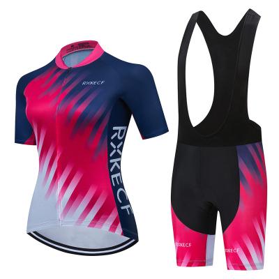 China Brand Manufacturer Sport Customization Breathable Cycle Clothing For Woman for sale