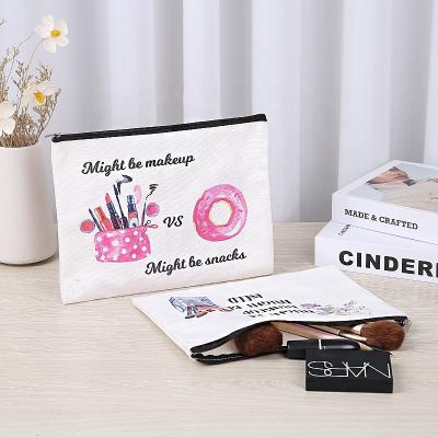 China Cosmetic Student Stationery Storage Custom Logo Wallet Coin Pocket Cotton Bag Painting Girl Pencil Bag Private Label Women Portable/Durable/Reusable/Sensitive Cloth for sale