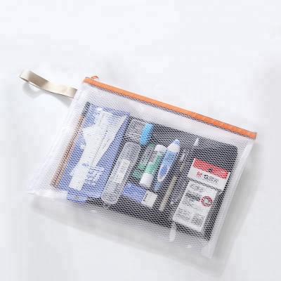 China Wholesale Recyclable Waterproof EVA Mesh Folder A4 A5 A6 Clear Zip File Folder A4 A5 A6 Plastic Material ECO Plastic Bag for sale