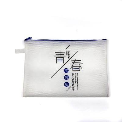 China Recyclable New Design Customize Printing Cheap Transparent Plastic Advertising Cool Pvc Pencil Bag Pouch for sale