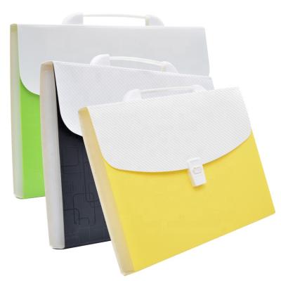 China Eco-friendly Popular Expanding Folder Accordion Document Envelope Folder Bags With Buckle Closure For Storage for sale