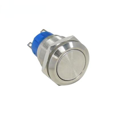 China Controller 19mm Metal Push Button Switch Metal Dome Switch Industrial Metal Remote Push Button Switch for sale