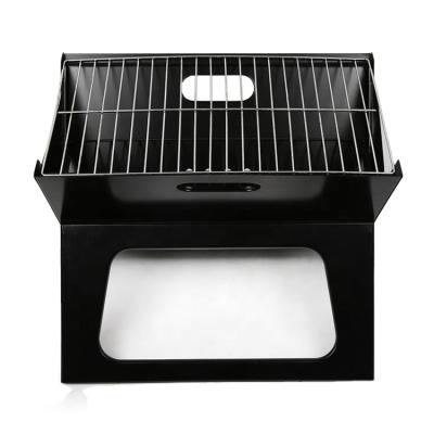 China Easily Assembled Wholesale x-type Outdoor Camping Furnace Mini Suitcase Charcoal Stove Mini Suitcase BBQ Grill BBQ Grill for sale