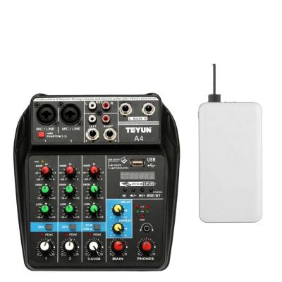 China New Design Plastic Portable Mixer Professional Audio Video for sale