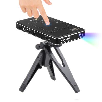 China Portable Mini LCD DLP Projector 1080P Smart Android Wifi BT Quad Core Mobile Phone Projector For Home Theater for sale