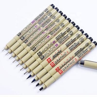 China DIY Drawing SAKURA MICRON Pen Dye Ink for Waterproof and Fine Fade Proof Line Drawing Pen XSDK# for sale