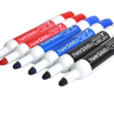 China Papermate 3mm Office Student Sanford Stocking Smell Whiteboard Marker Red Blue Red Bullet Dry Black Erase Smell Stocking Whiteboard Marker for sale