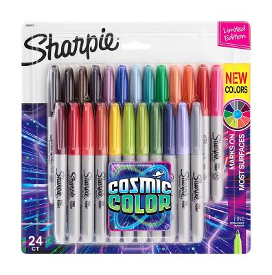 China Amazon Hot Sale Sanford shanpie 1.0mm Fine Point Quick Drying Cosmic Color Drawing Permanent Marker Pen 24CT Pack for sale