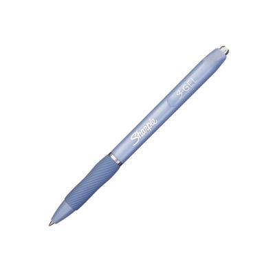 China office & School Pen Shanpie S-gel Pen No Coat No Draw Technology Black Ink Blue Barrel Fine Point 0.5mm Frost for sale