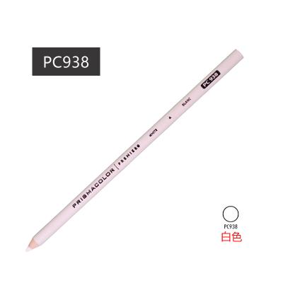 China Student Drawing Pencil Sanford Prismacolor Premier Soft Core Colored Pencils Art Professional White PC938 for sale