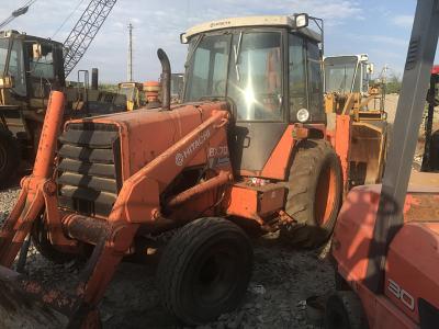 China 1999 años utilizaron el cargador de la retroexcavadora, cubo usado BX70 de los cargadores 0.8cbm de la rueda de Hitachi en venta