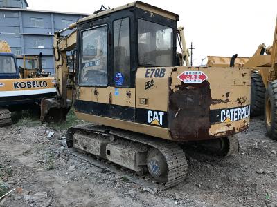 China Mini Second Hand Excavators CAT E70B Original Pump 0.28cbm Bucket Capacity for sale